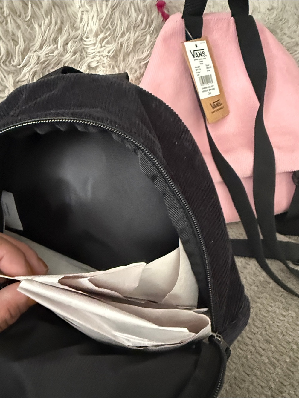 Vans Pink and Black Mini Backpacks Duo - Picture 5 of 6